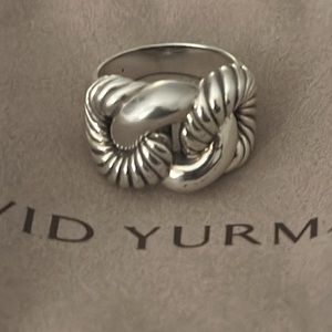 David Yurman Sterling Silver Cable Ring Sz 6